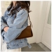 20Simple Design Solid Color Cross-Body Shoulder Bag