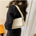 5Simple Design Solid Color Cross-Body Shoulder Bag