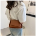 1Simple Design Solid Color Cross-Body Shoulder Bag