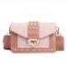 22Trendy Fashionable Sequined Rivets Shoulder Bags