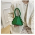 21Triangle Shape Zipper Down Shoulder Bag Handbags