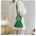 22Triangle Shape Zipper Down Shoulder Bag Handbags