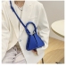 10Triangle Shape Zipper Down Shoulder Bag Handbags