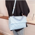 4Versatile Chain Decor Solid Shoulder Bags For Women