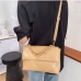 6Versatile Chain Decor Solid Shoulder Bags For Women