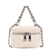 12Versatile Fashion Solid Rhombus Lattice Chain Shoulder Bags