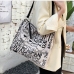 6  Fashion Letter Printing  Shoulder Tote Bag