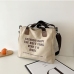 6 Simple Letter Printed Tote Bag