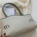 5Easy Matching Contrast Color Letter Tote Bag