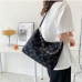 1Fashion Solid Color Chain Shoulder Tote Bag