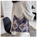 6National Style Geometric Pattern Canvas Tote Bags