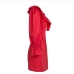 5Alluring Red Ruffled Long Sleeve V Neck Dress