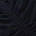 9Black Drawstring Long Sleeve Bodycon Dress