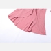 11Elegant Pure Color Cutout Fishtail Midi Dress
