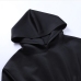 10Fashion Black Long Sleeve Hoodie Dress