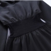 11Fashion Black Long Sleeve Hoodie Dress