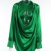 11Imitation Silk Long Sleeve Two Piece Dress Sets