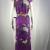 11Bohemian Vintage Print Tie Wrap Maxi Dress