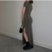 3Casual Dual Slit Ladies Maxi Dress