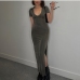 1Casual Dual Slit Ladies Maxi Dress