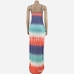 6Casual Gradient Color Sleeveless Maxi Dress