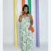 6Casual Loose Tie Dye  Sleeveless Maxi Dress