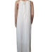 7Casual Ruched Solid Sleeveless Maxi Dress Women