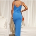 15Deep V Side Slit Summer Maxi Dresses