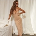 17Deep V Side Slit Summer Maxi Dresses