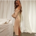 20Deep V Side Slit Summer Maxi Dresses