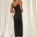 9Deep V Side Slit Summer Maxi Dresses