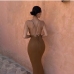 6Elegant Backless V Neck Sleeveless Maxi Party Dress