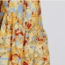 11Fashionable Printed V Neck Ruffled Sleeve Maxi Dress