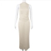 7Fitted Solid Sleeveless Casual Summer Maxi Dresses