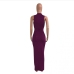 10Latest Patchwork Sleeveless Maxi Dresses For Women