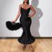 1Seductive Black Camisole Party Wear Dress