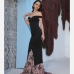 4Seductive Off Shoulder Floor Length Formal Dress