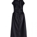 3Seductive Open Back Black Sleeveless Dress For Women