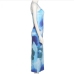 7Sexy Print Backless Sleeveless Maxi Dress Women