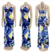 14Sexy Printed Hollow Out Backless Maxi Dresses