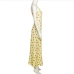 7Stylish Yellow Printed Sleeveless Maxi Dress Women