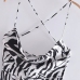 4Summer Animal Print Camisole Sexy Maxi Dress 