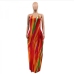 5Summer Baggy Printed Sleeveless Casual Maxi Dresses