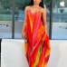 1Summer Baggy Printed Sleeveless Casual Maxi Dresses