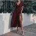 1Summer Casual Short Sleeve Slit Maxi Dresses