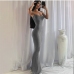 6Summer Casual Spaghetti Strap Slim Fitted Maxi Dresses