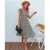 1Summer V Neck Cap Sleeve Floral Maxi Dress