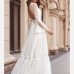 3V Neck Backless Long Sleeve Formal Dresses