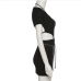 10 Fashion V-neck  Hollowed Out Short Sleeve Dress