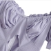 6 Pure Color Ruched Short Sleeve Summer Dresses